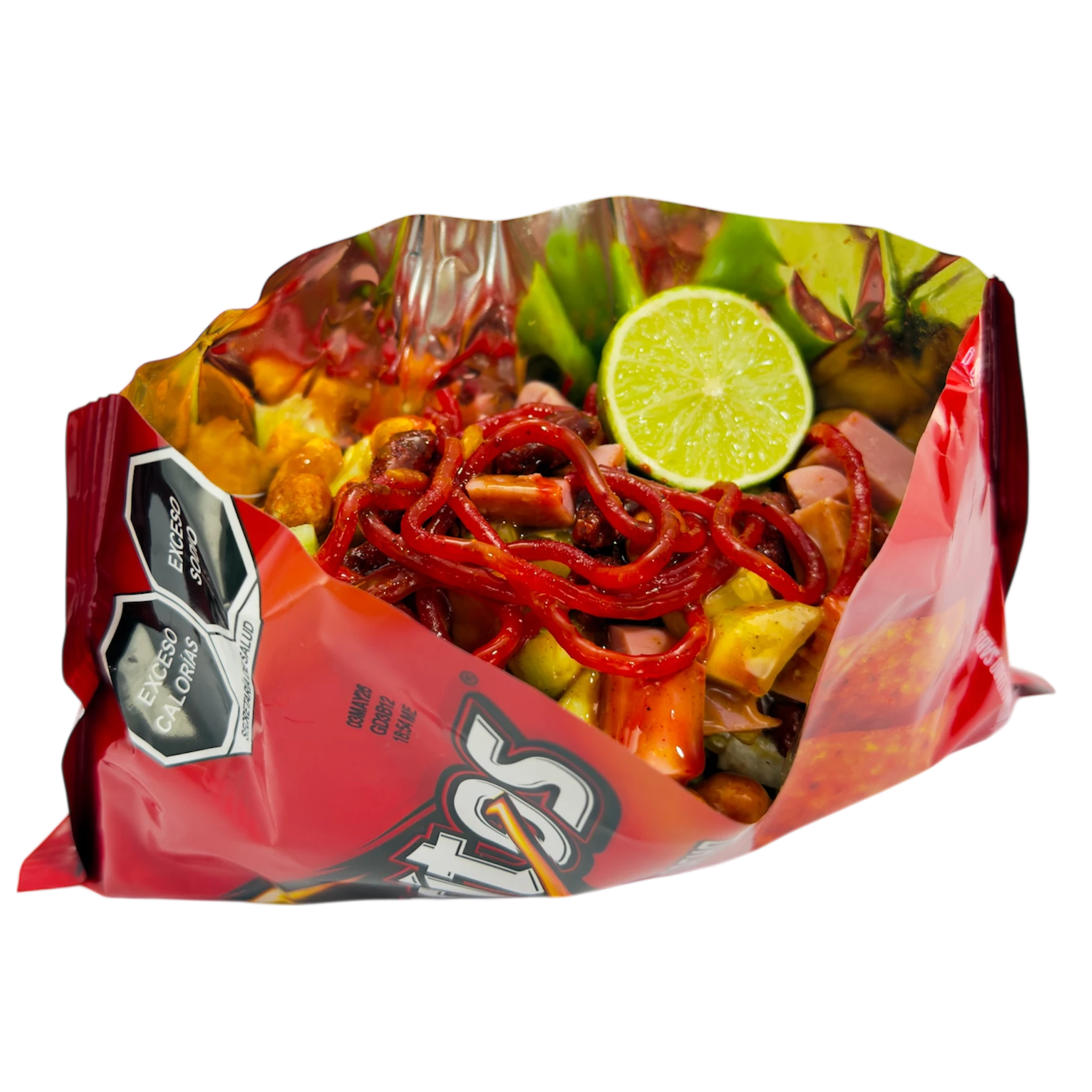 Bolsa de dorilocos cargados de toppings BabaBoom